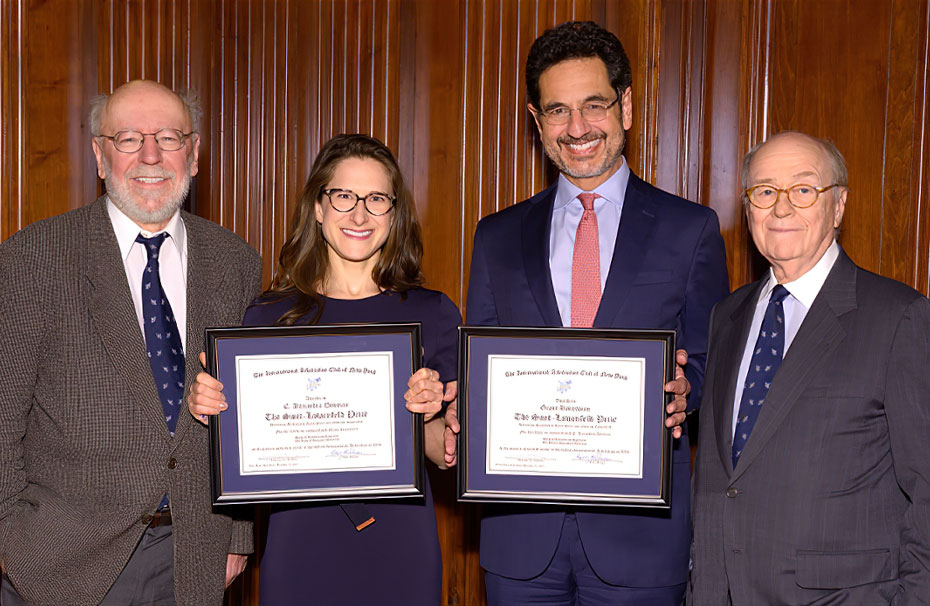 Photo of The Seventh Annual Smit‑Lowenfeld Prize